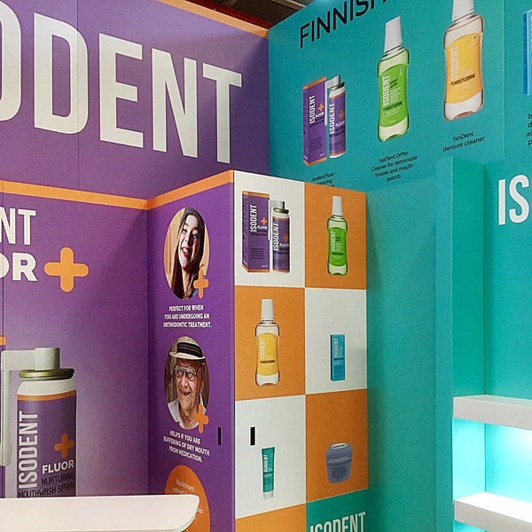 Happyeco exhibition stand for IsoDent