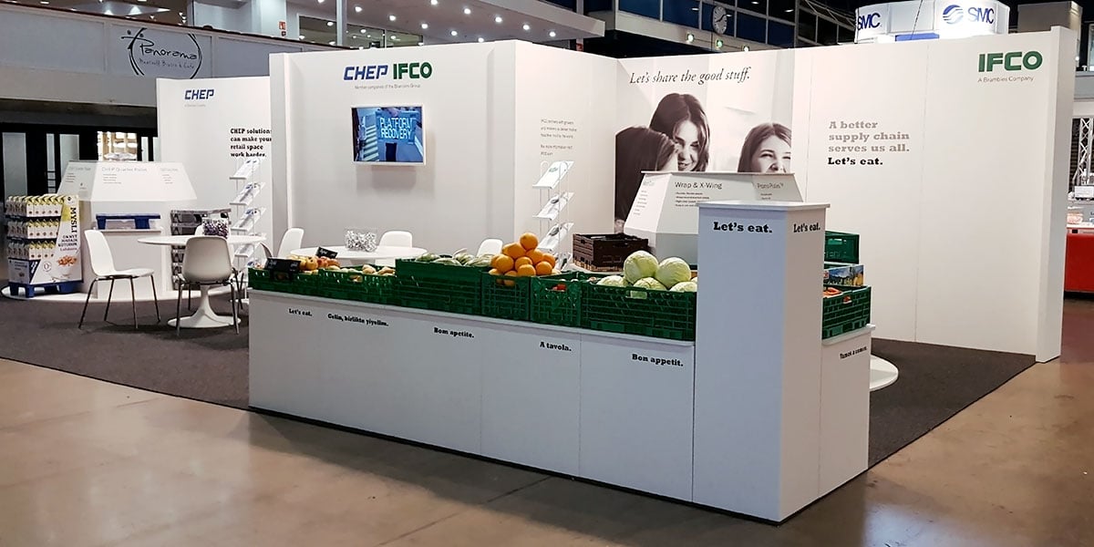 A functional and versatile exhibition stand