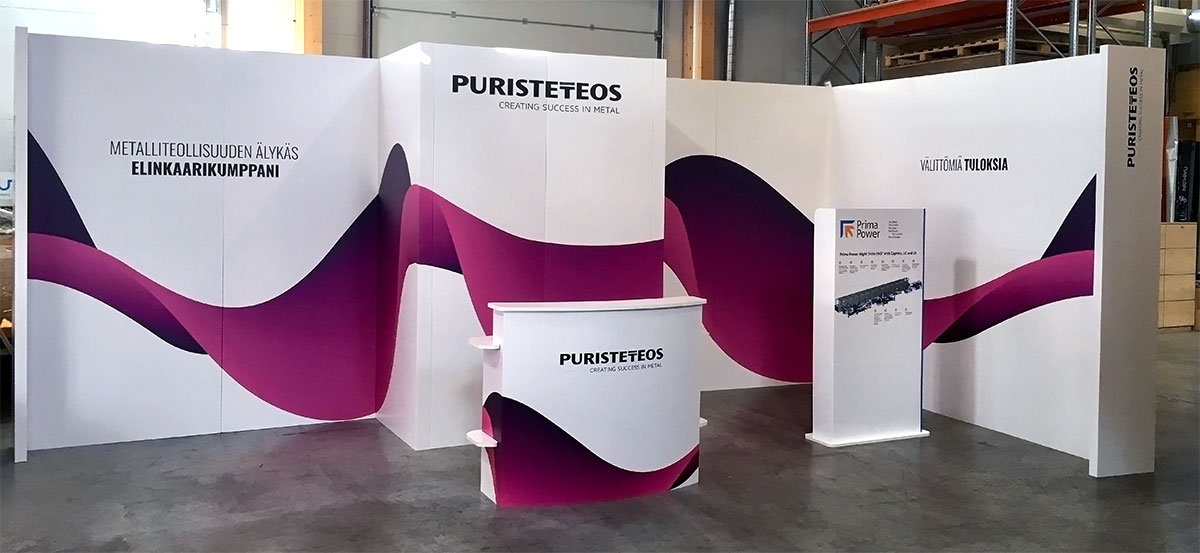 A functional and versatile exhibition stand