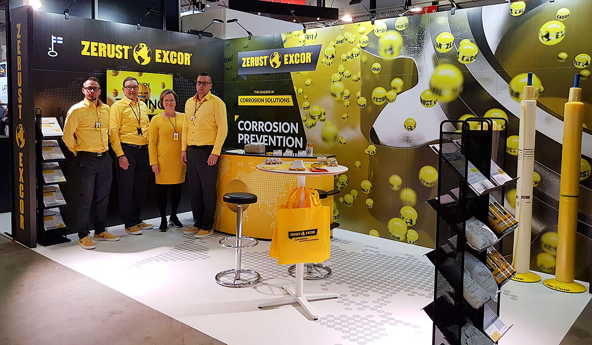 Happyeco eco-friendly solutions for trade fairs Zerust